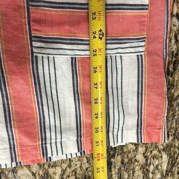 LOFT Beach Linen Cotton Blend Striped Sleeveless Swimsuit Cover Up Size S - Picture 6 of 6